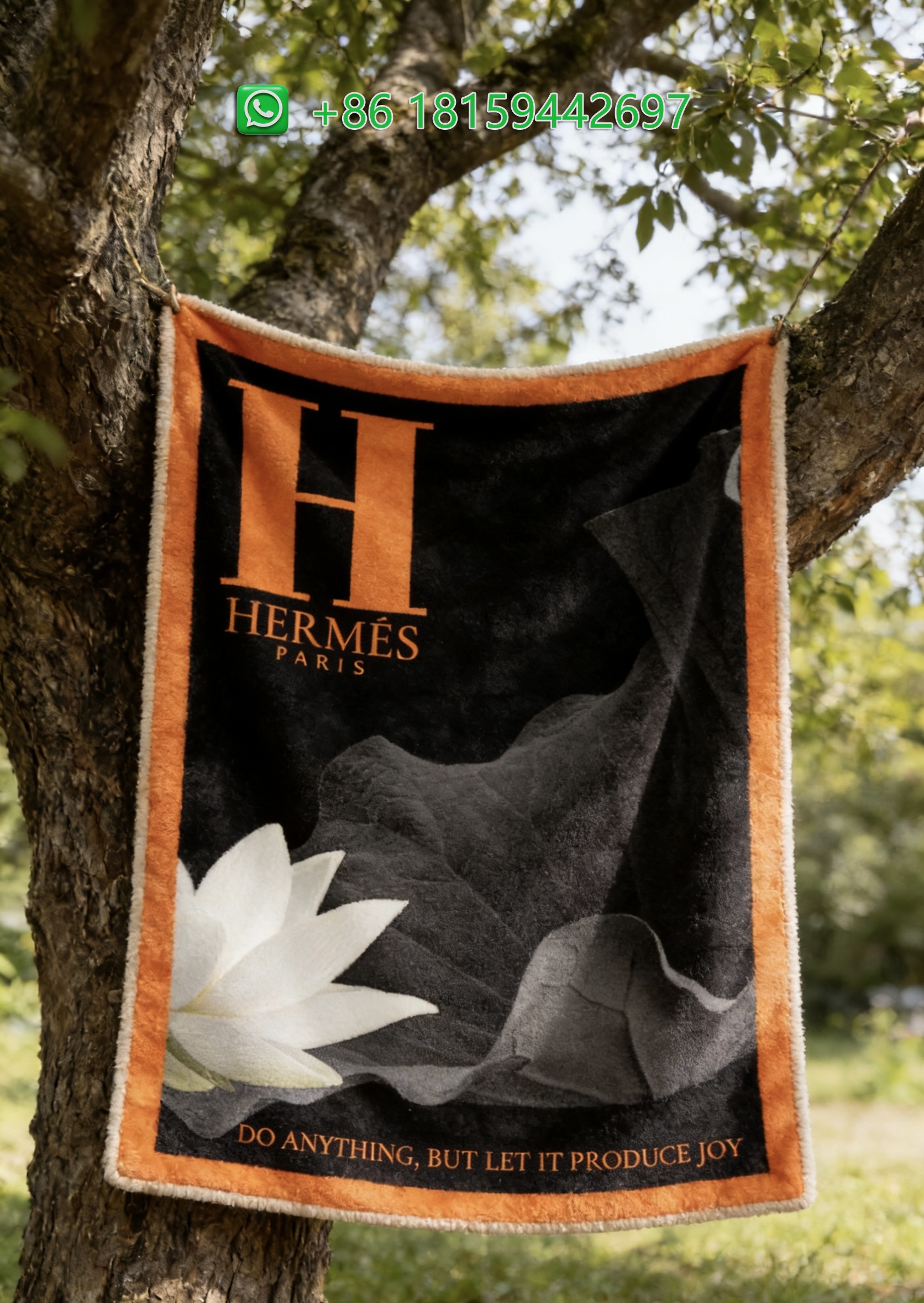 Hermes Throw Blankets